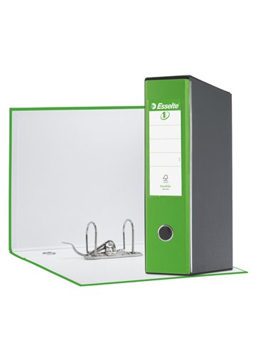 Registratore EUROFILE G55 verde vivida dorso 8cm f.to protocollo ESSELTE 390755940 ESSELTE REGISTRATORI A LEVA