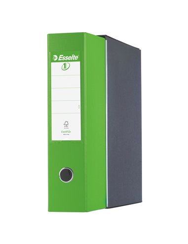 Registratore EUROFILE G55 verde vivida dorso 8cm f.to protocollo ESSELTE 390755940 ESSELTE REGISTRATORI A LEVA