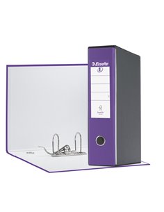 Registratore EUROFILE G55 viola dorso 8cm f.to protocollo ESSELTE 390755950 ESSELTE REGISTRATORI A LEVA