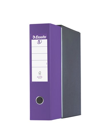 Registratore EUROFILE G55 viola dorso 8cm f.to protocollo ESSELTE 390755950 ESSELTE REGISTRATORI A LEVA