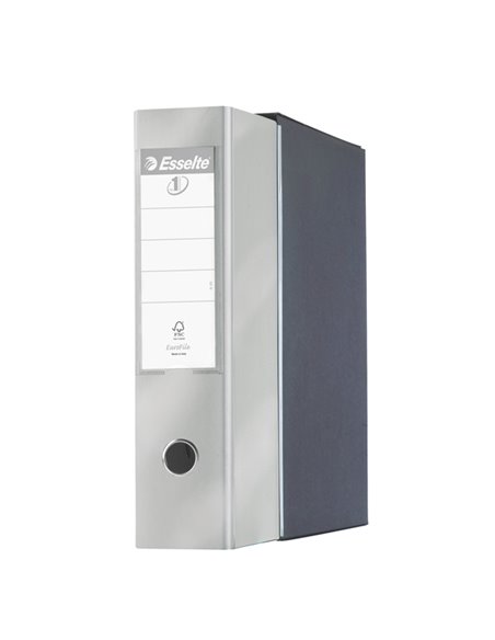 Registratore EUROFILE G55 grigio metal dorso 8cm f.to protocollo ESSELTE 390755970 ESSELTE REGISTRATORI A LEVA
