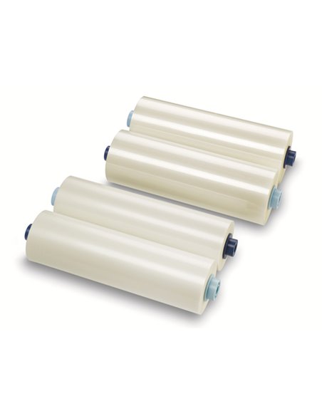 NAP2 - 2 BOBINE FILM GLOSS 75MIC 330MMX76MT 3400310 3400310 GBC FILM IN BOBINA PER PLASTIFICARE