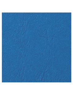 100 COPERTINE LEATHERGRAIN 250GR A4 BLU GOFFRATO CE040020 2