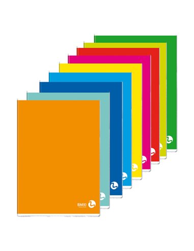 MAXIQUADERNO A4 80gr 80fg+1 5mm COLOR 80 BASIC BM 0110603