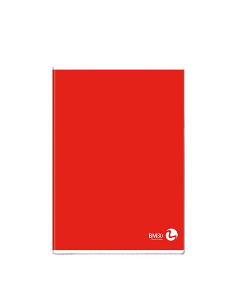 MAXIQUADERNO A4 80gr 80fg+1 1rigo c/margine COLOR 80 BASIC BM 0110602