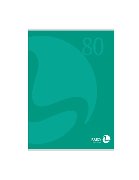 MAXIQUADERNO A4 80gr 80fg+1 5mm copertina 250gr COLOR 80 BM 0110588 BM QUADERNI PUNTO METALLICO