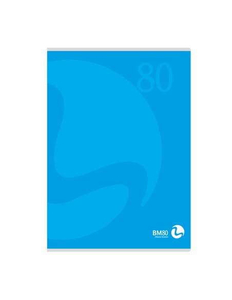 MAXIQUADERNO A4 80gr 80fg+1 rigo di 3a copertina 250gr COLOR 80 BM 0110586