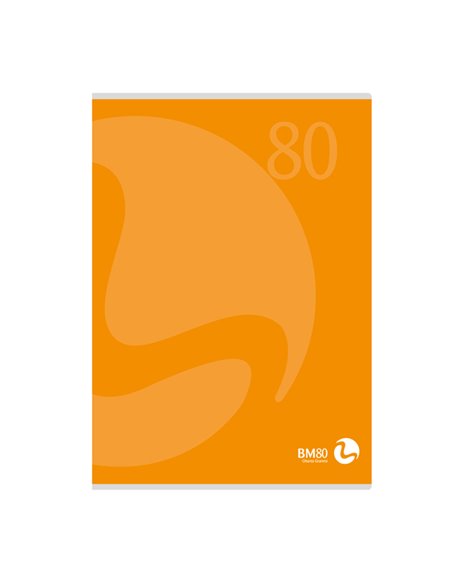 MAXIQUADERNO A4 80gr 80fg+1 rigo di 3a copertina 250gr COLOR 80 BM 0110586