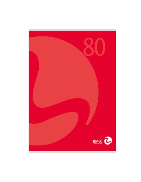 MAXIQUADERNO A4 80gr 80fg+1 rigo di 3a copertina 250gr COLOR 80 BM 0110586