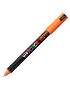 Marcatore UNI POSCA Pen PC1M p.extra fine 0,7mm arancio UNI MITSUBISHI M PC1MR AC UNI MITSUBISHI A BASE D'ACQUA
