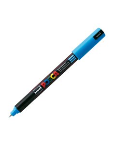 Marcatore UNI POSCA Pen PC1M p.extra fine 0,7mm azzurro UNI MITSUBISHI M PC1MR AZ