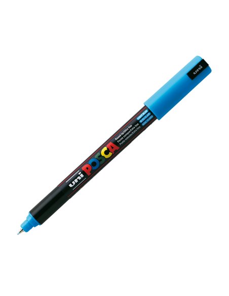 Marcatore UNI POSCA Pen PC1M p.extra fine 0,7mm azzurro UNI MITSUBISHI M PC1MR AZ