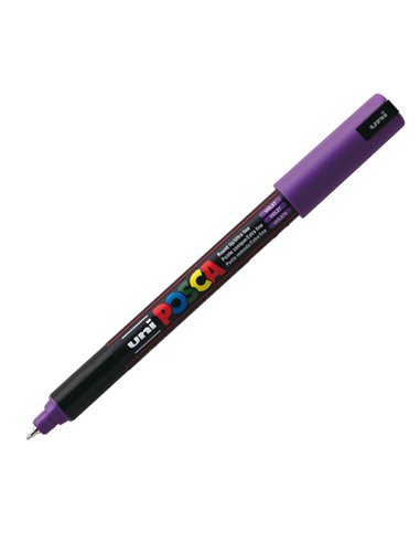 Marcatore UNI POSCA Pen PC1M p.extra fine 0,7mm viola UNI MITSUBISHI M PC1MR VI