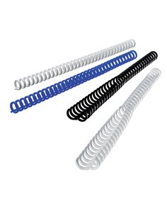 SCATOLA 50 DORSI SPIRALE CLICKBIND 8MM GHIACCIO 387302E IBICO DORSI PER RILEGATURA