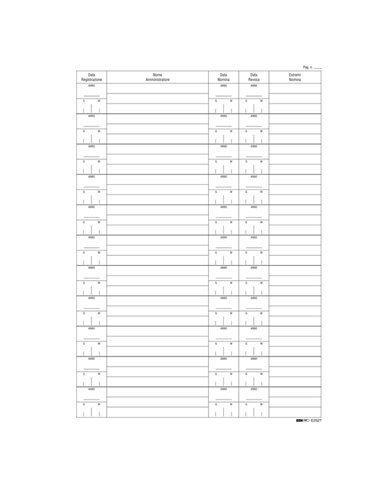 REGISTRO NOMINA/REVOCA AMMINISTRATORE 297X210mm 16PAG E2527 E2527 EDIPRO AZIENDE-CONTABILITA' GENERALE