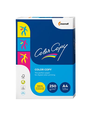 CARTA BIANCA COLOR COPY A4 210x297mm 250gr 125fg MONDI 6371