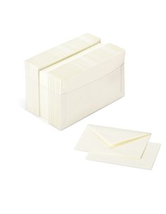 SCATOLA 100 CARTONCINI 200gr + 100 BUSTE 90gr AVORIO FORMATO 4 FAVINI A57Q141 FAVINI BUSTE E BIGLIETTI PER RICORRENZE