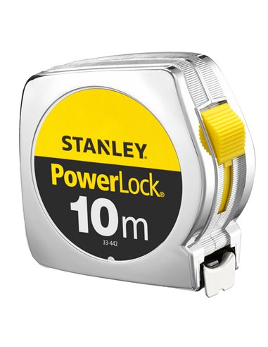 FLESSOMETRO POWERLOCK 10Mt STANLEY M33442 STANLEY FLESSOMETRI E MISURATORI