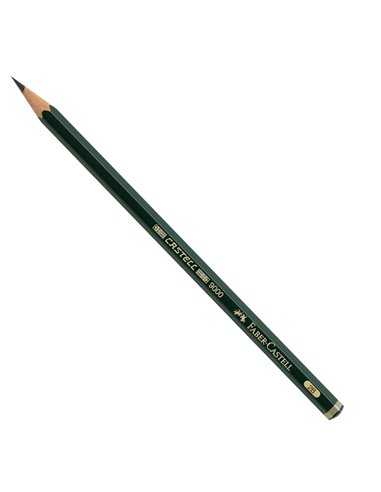 MATITA GRAFITE CASTELL 9000 2B esagonale FABER CASTELL 119002