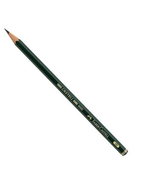MATITA GRAFITE CASTELL 9000 2B esagonale FABER CASTELL 119002