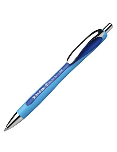 Penna a sfera a scatto SLIDER RAVE XB blu SCHNEIDER P132503 SCHNEIDER A SCATTO