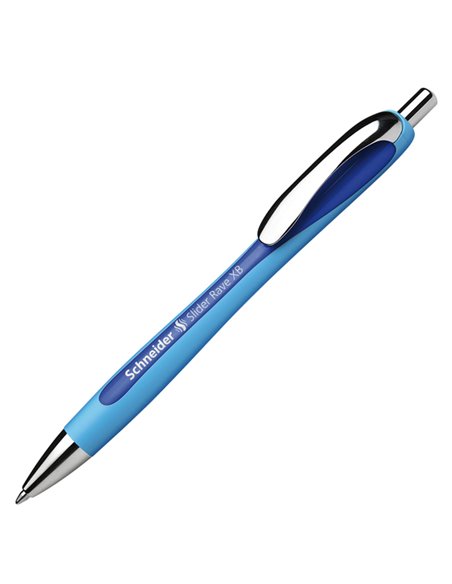 Penna a sfera a scatto SLIDER RAVE XB blu SCHNEIDER P132503 SCHNEIDER A SCATTO