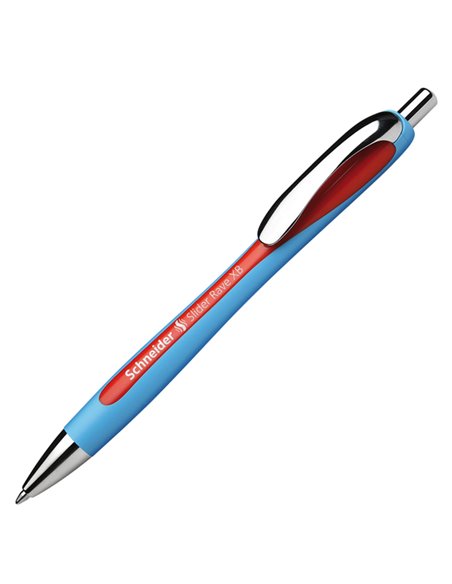 Penna a sfera a scatto SLIDER RAVE XB rosso SCHNEIDER P132502 SCHNEIDER A SCATTO