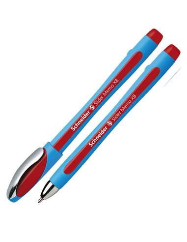 Penna a sfera SLIDER MEMO XB rosso SCHNEIDER P150202