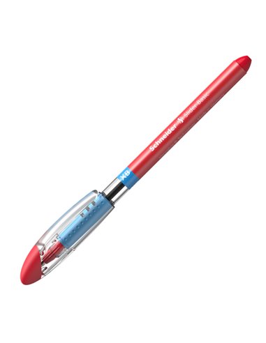 Penna a sfera SLIDER BASIC XB rosso SCHNEIDER P151202 SCHNEIDER CON CAPPUCCIO