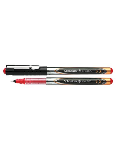 Roller XTRA 805 punta ago 0,5mm rosso SCHNEIDER P008052 SCHNEIDER CON CAPPUCCIO