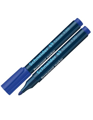 Marcatore MAXX 130 permanente punta conica blu SCHNEIDERER P113003 SCHNEIDER PERMANENTI