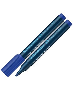 Marcatore MAXX 133 permanente punta scalpello blu SCHNEIDER P113303 SCHNEIDER PERMANENTI