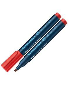 Marcatore MAXX 133 permanente punta scalpello rosso SCHNEIDER P113302 SCHNEIDER PERMANENTI