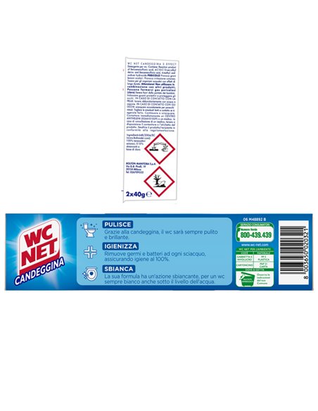 WC NET TAVOLETTA PROFUMOSO OCEAN FRESH (4X34GR) M74838 WC NET DETERGENTI-DETERSIVI PER PULIZIA