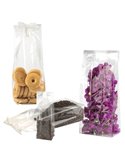 100 BUSTE TRASPARENTI CRYSTAL 14x34+8cm c/fondo quadro US010TNN KV1NN