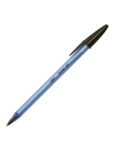 Scatola 50 penna sfera CRISTAL® SOFT 1,2mm nero BIC® 951433