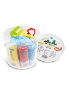 SECCHIELLO CON 10 PANETTI PASTA MODELLABILE + ACCESSORI PRIMO 294ED10 PRIMO PASTE MODELLABILI