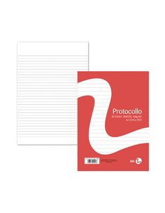 FOGLI PROTOCOLLO A4 60gr 20fg 1rigo BM 0100258 BM FOGLI PROTOCOLLO
