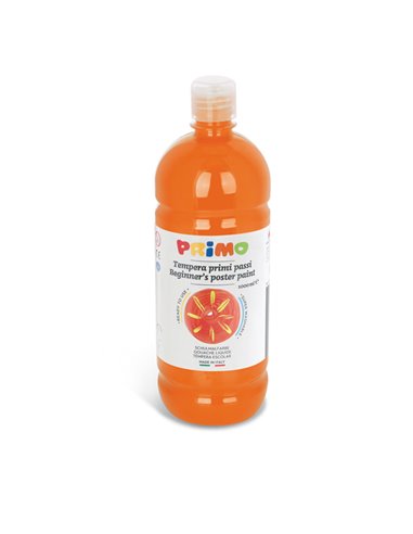 Tempera pronta Primi Passi 1lt arancio PRIMO 204BR1000250 PRIMO TEMPERE