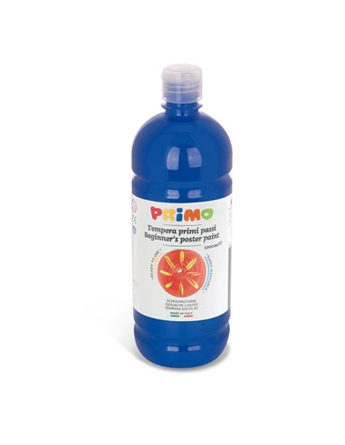 Tempera pronta Primi Passi 1lt blu oltremare PRIMO 204BR1000500 PRIMO TEMPERE