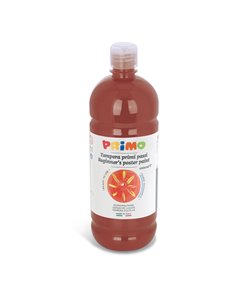 Tempera pronta Primi Passi 1lt terra siena bruciata PRIMO 204BR1000730 PRIMO TEMPERE