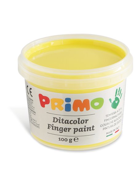 VALIGETTA 6 COLORI A DITA 100gr c/pennello PRIMO 221TD100SP