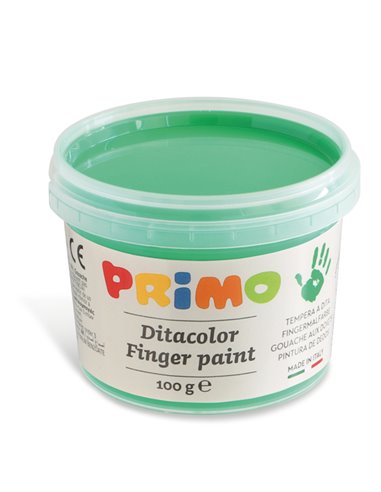 VALIGETTA 6 COLORI A DITA 100gr c/pennello PRIMO 221TD100SP
