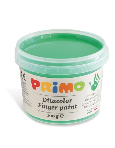 VALIGETTA 6 COLORI A DITA 100gr c/pennello PRIMO 221TD100SP