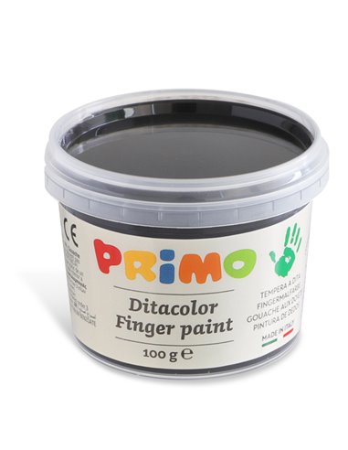 VALIGETTA 6 COLORI A DITA 100gr c/pennello PRIMO 221TD100SP