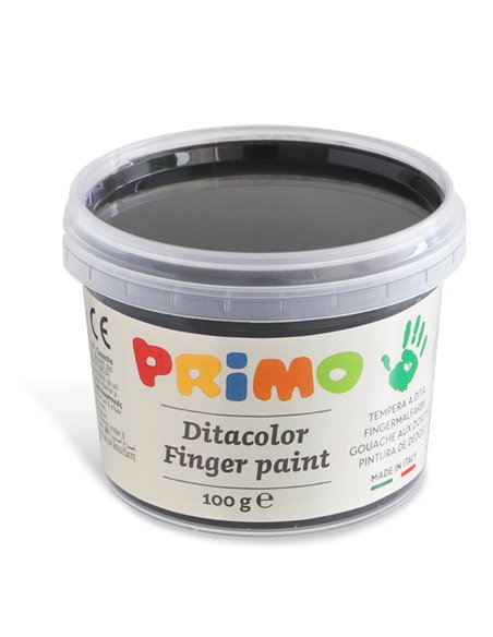 VALIGETTA 6 COLORI A DITA 100gr c/pennello PRIMO 221TD100SP