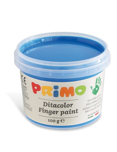 VALIGETTA 6 COLORI A DITA 100gr c/pennello PRIMO 221TD100SP