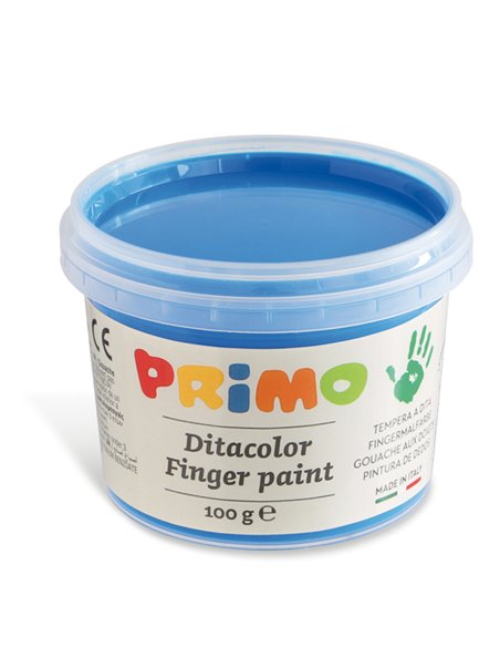 VALIGETTA 6 COLORI A DITA 100gr c/pennello PRIMO 221TD100SP