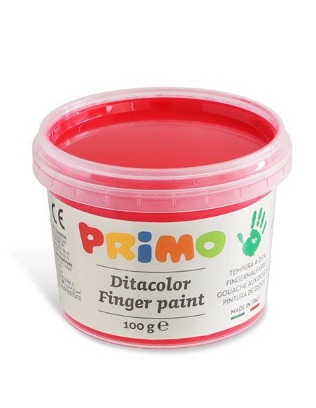 VALIGETTA 6 COLORI A DITA 100gr c/pennello PRIMO 221TD100SP