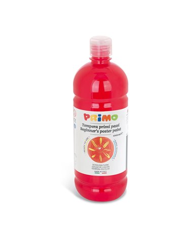 Cesta 6 tempera pronta Primi Passi 1lt colori assortiti PRIMO 210BR6 PRIMO TEMPERE